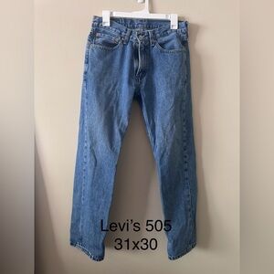 Levi’s Vintage 505 Straight Leg Jeans 31x30